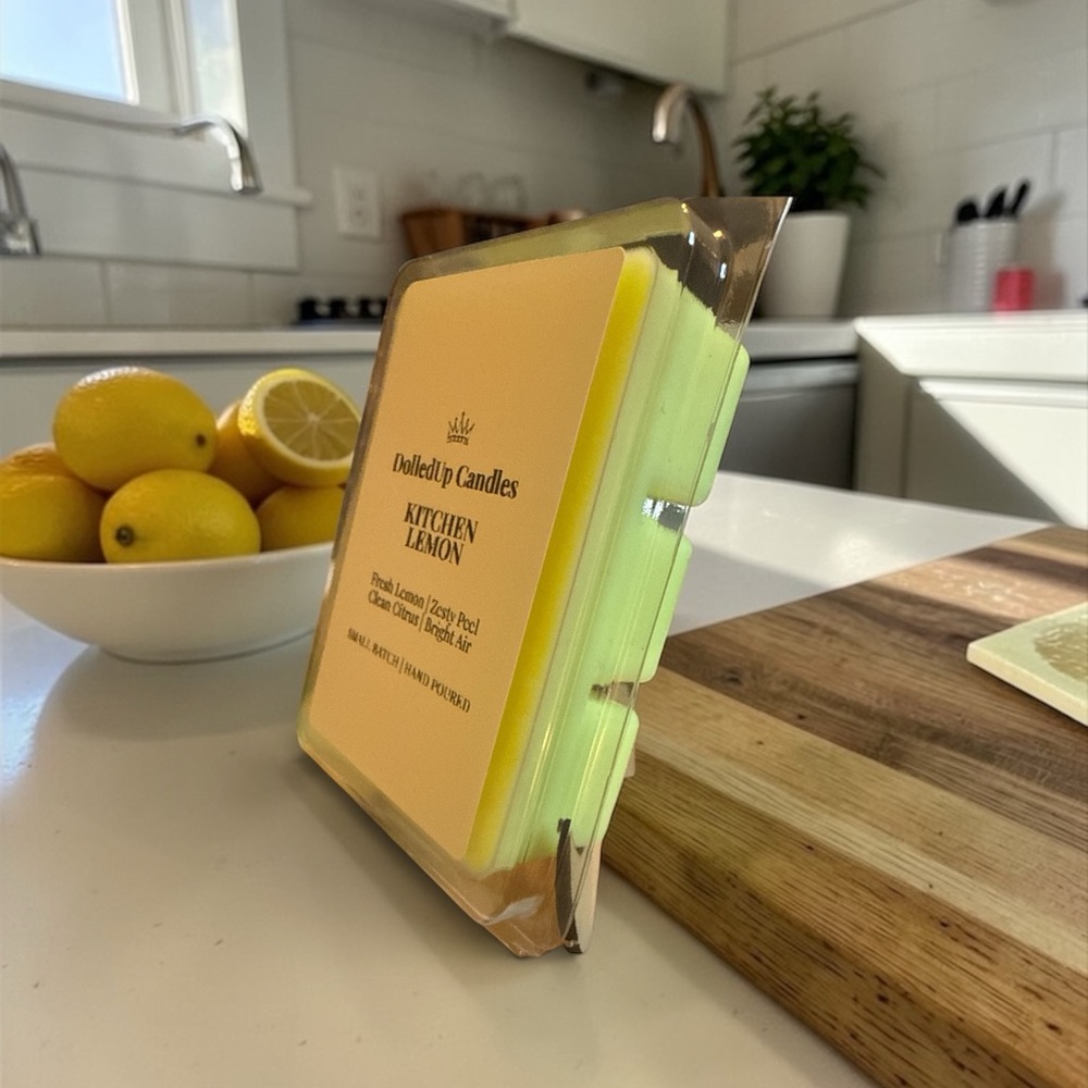 Kitchen Lemon Wax Melts | Fresh Lemon Citrus Soy Wax Melts - Picture 2 of 2